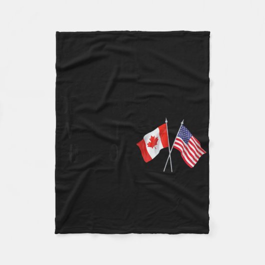 Lieve Canada, wij haten hem ook Fleece Deken (Voorkant)