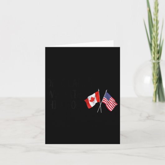 Lieve Canada, wij haten hem ook Kaart (Voorkant)