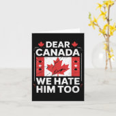 Lieve Canada, wij haten hem ook Kaart (Gele Bloem)