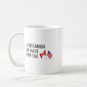 Lieve Canada, wij haten hem ook Koffiemok (Links)