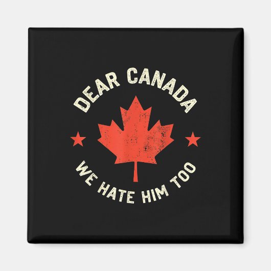 Lieve Canada, wij haten hem ook Magneet (Voorkant)
