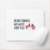 Lieve Canada, wij haten hem ook Muismat (Met muis)