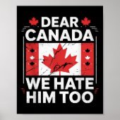 Lieve Canada, wij haten hem ook Poster (Voorkant)