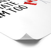 Lieve Canada, wij haten hem ook Poster (Hoek)