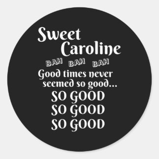 Lieve Caroline tijden zo Ronde Sticker