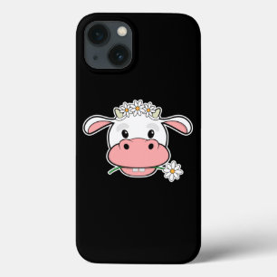 Lieve Cartoon Koe   Kawaii Boerderij Dier Case-Mate iPhone Case
