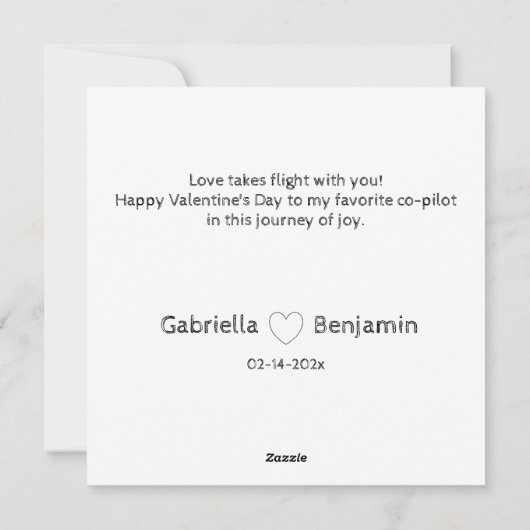 Lieve Cartoon Liefdesvogels Roze Harten Valentijns Feestdagenkaart (Achterkant)