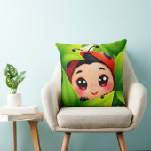 Lieve Cartoon Lieveheersbeestje Kussen (Stoel)