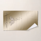 Lieve Cartoon Vogels Verliefd -Persoonlijk Bad Handdoek (Handdoek)