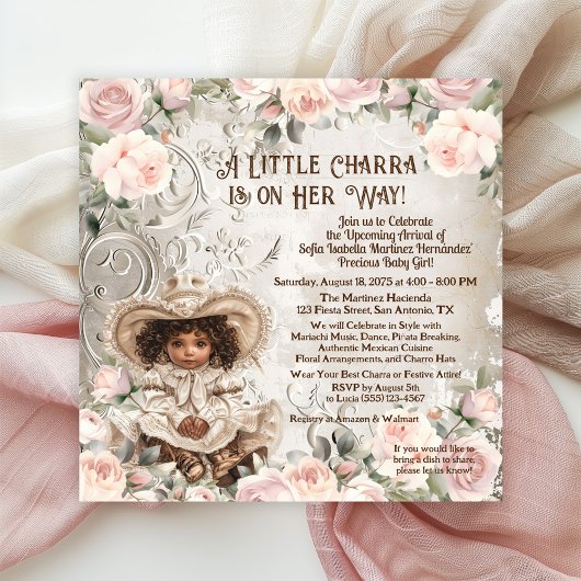 Lieve Charra Baby Shower Kaart