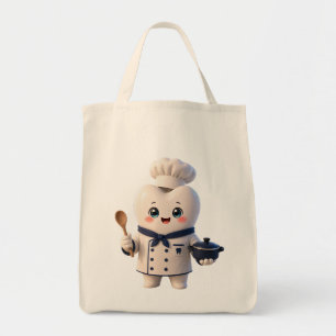 Lieve Chef Tand Karakter Grappig Tandarts Cadeau T Tote Bag