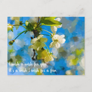Lieve Cherry Blossom Briefkaart
