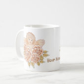 Lieve Cherubijn Engel mokken (Voorkant links)