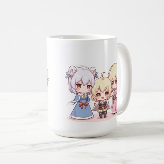 Lieve Chibi Cosplay Squad Koffiemok (Voorkant rechts)