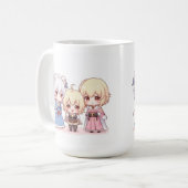 Lieve Chibi Cosplay Squad Koffiemok (Voorkant links)