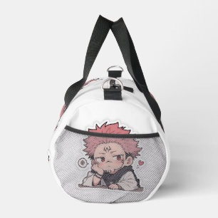 Lieve Chibi Pruilende Koning Sticker - Kawaii Roze Plunjezak