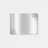 Lieve Chic Elegant Violet Glitter Drivers Post-it® Notes (Voorkant)