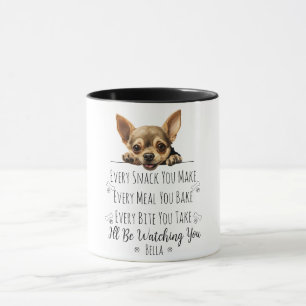 Lieve Chihuahua Hond Grappige Op Maat Gemaakte Mok