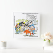 Lieve Chris Christie Cartoon Wall klok (Huis)