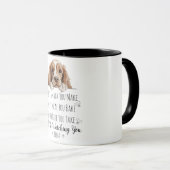 Lieve Cocker Spaniel Hond Grappige Op Maat Gemaakt Mok (Voorkant rechts)