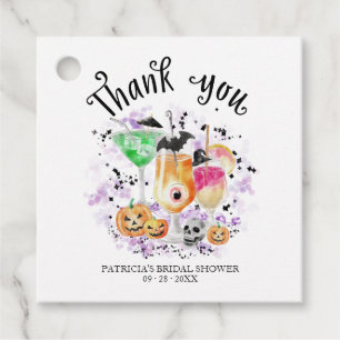 Lieve Cocktails Halloween Bruidsfeest Dank Je Wel Bedankjes Labels