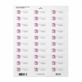 Lieve cocktails Halloween bruiloft label (Full Sheet)