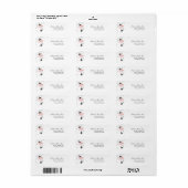 Lieve cocktails Halloween bruiloft label (Full Sheet)