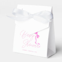 Lieve Coquette Roze Strikdas Elegante Baby Shower