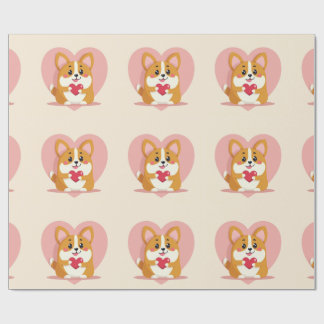 lieve corgi-hoes cadeaupapier
