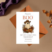 Lieve Cowboy Geest Halloween Feest Uitnodiging 