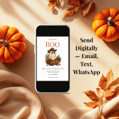 Lieve Cowboy Geest Halloween Feest Uitnodiging 