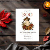 Lieve Cowboy Geest Halloween Feest Uitnodiging 