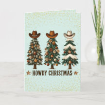 Lieve Cowboy Kerstkaart