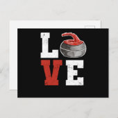 Lieve curiele spelers houden van winterijs briefkaart (Voorkant / Achterkant)