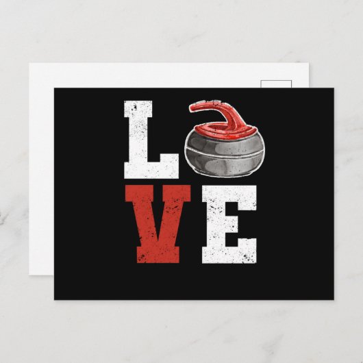 Lieve curiele spelers houden van winterijs briefkaart (Voorkant / Achterkant)