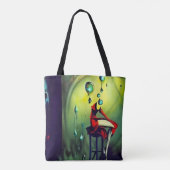 Lieve dame van de tranen tote bag (Achterkant)