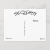 Lieve dames naast zuilen Victoriaans Briefkaart (Achterkant)