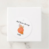 Lieve dank je wel, schokkend bedankjes labels (In situ)