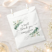 Lieve dank u Greenery Eucalyptus bruiloft Bedankzakje (Geknipt)