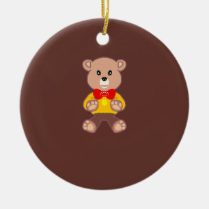 Lieve Das Berenblauw Ruimteschip Keramisch Ornament