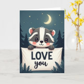 Lieve Das Ik Hou van Jou Kaart (Gele Bloem)