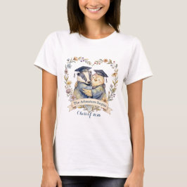 Lieve Das & Pinguïn Afstudeerknuffel Persoonlijk T-shirt