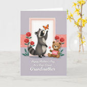 Lieve Dieren Moederdagkaart Kaart (Gele Bloem)