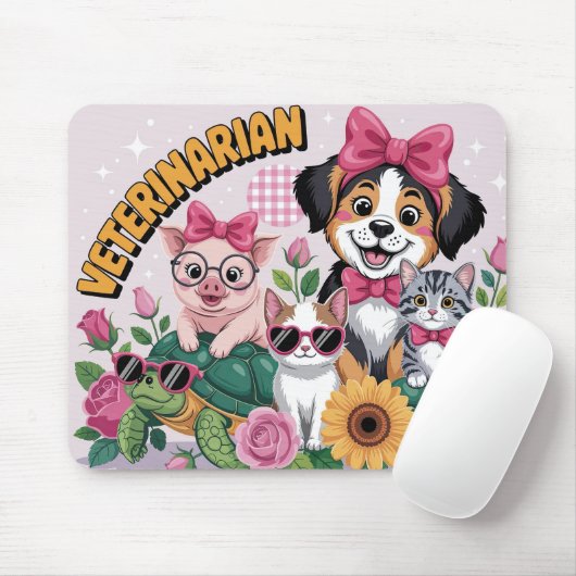 Lieve Dierenarts Muismat (Met muis)