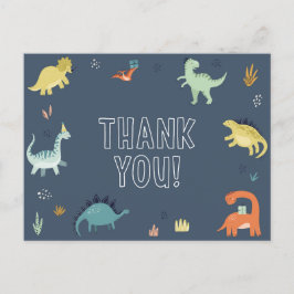 Lieve dinosaurus bedankkaart briefkaart