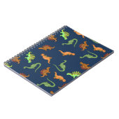 Lieve Dinosaurussen Patroon Notitieboek (Linkerzijde)