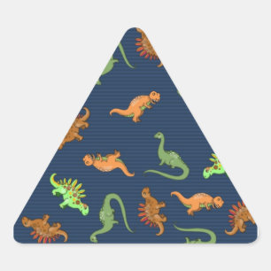 Lieve Dinosaurussen Patroon Sticker