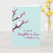 Lieve Dochter Moederdag kaart (Gele Bloem)