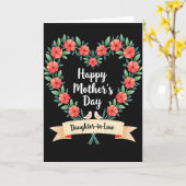 Lieve dochter Moederdag kaart (Gele Bloem)