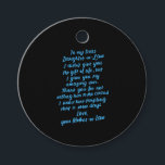 Lieve dochter van mijn beste dochter in de wet bedankjes labels<br><div class="desc">Lieve dochter van mijn beste dochter in de wet</div>